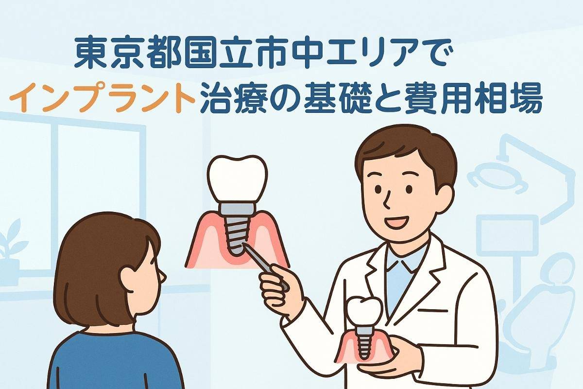 東京都国立市中エリアでインプラント治療の基礎と費用相場