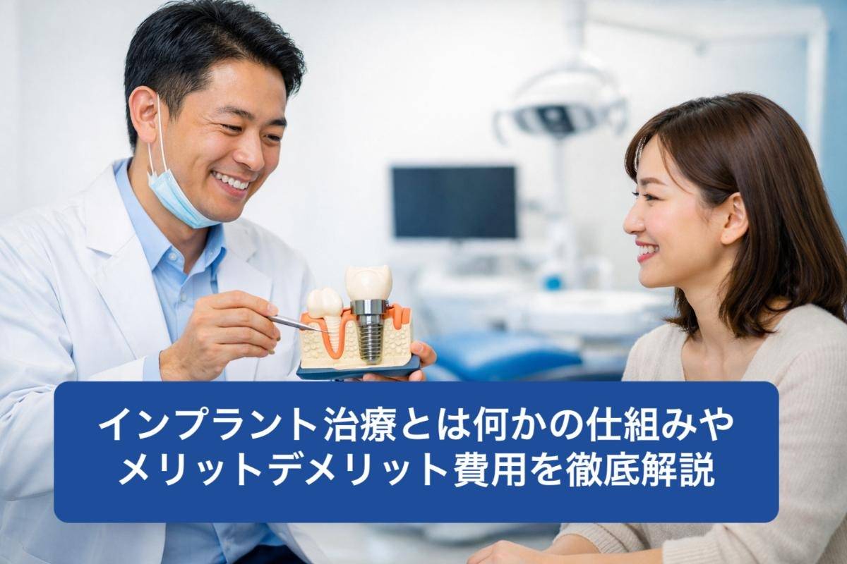 インプラント治療とは何かの仕組みやメリットデメリット費用を徹底解説